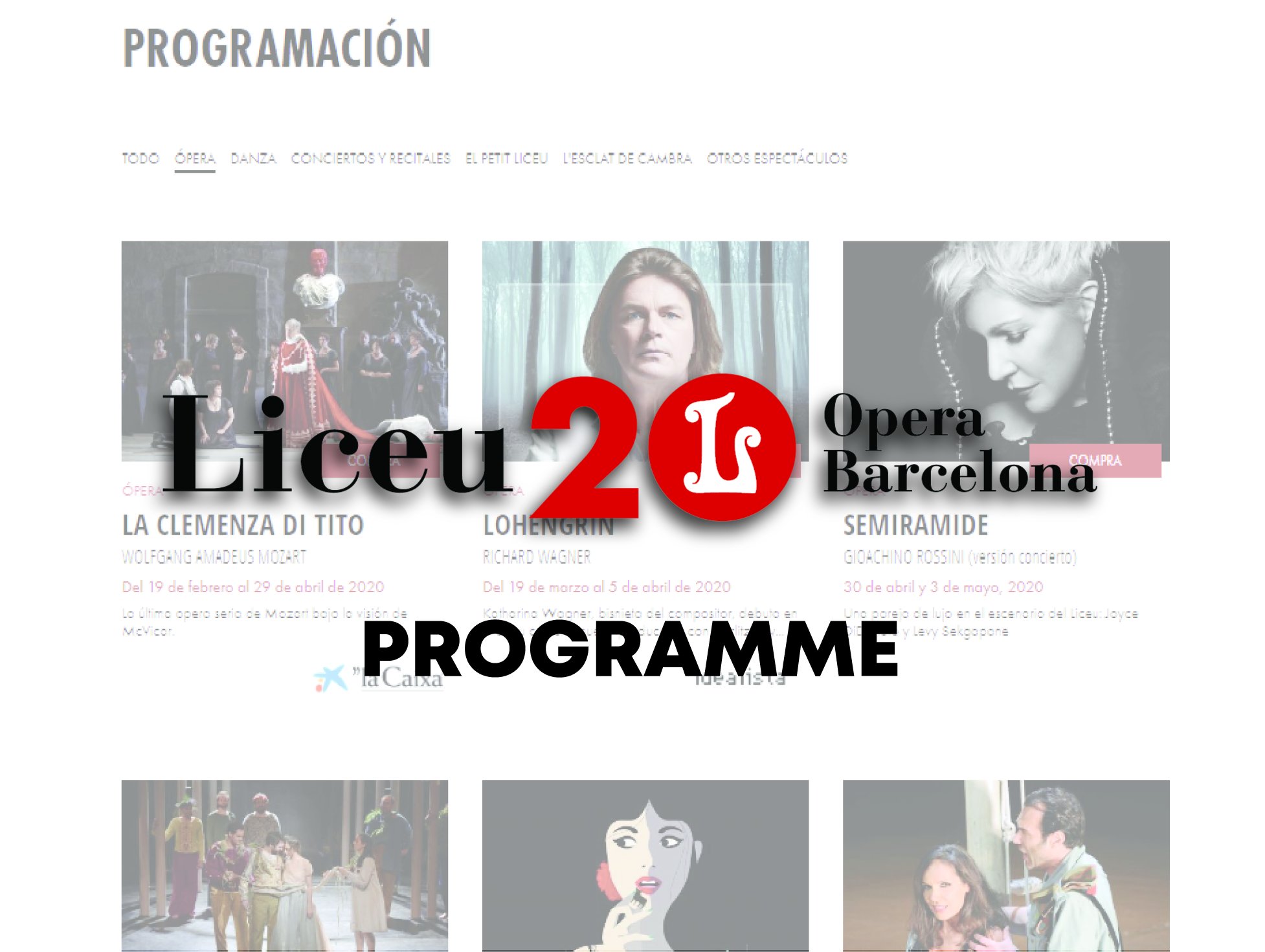 Link Liceu Opera Barcelona Programme