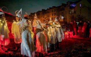 Work in process on a community opera project in Šančiai, Kaunas, Lithuania that François has supported since 20108, (photo byy Darius Petrulis)